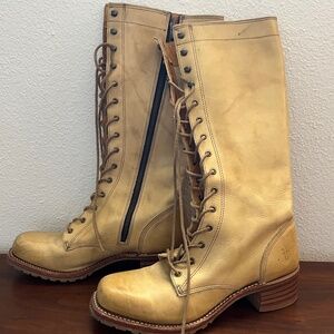 Frye Knee Lace Boots